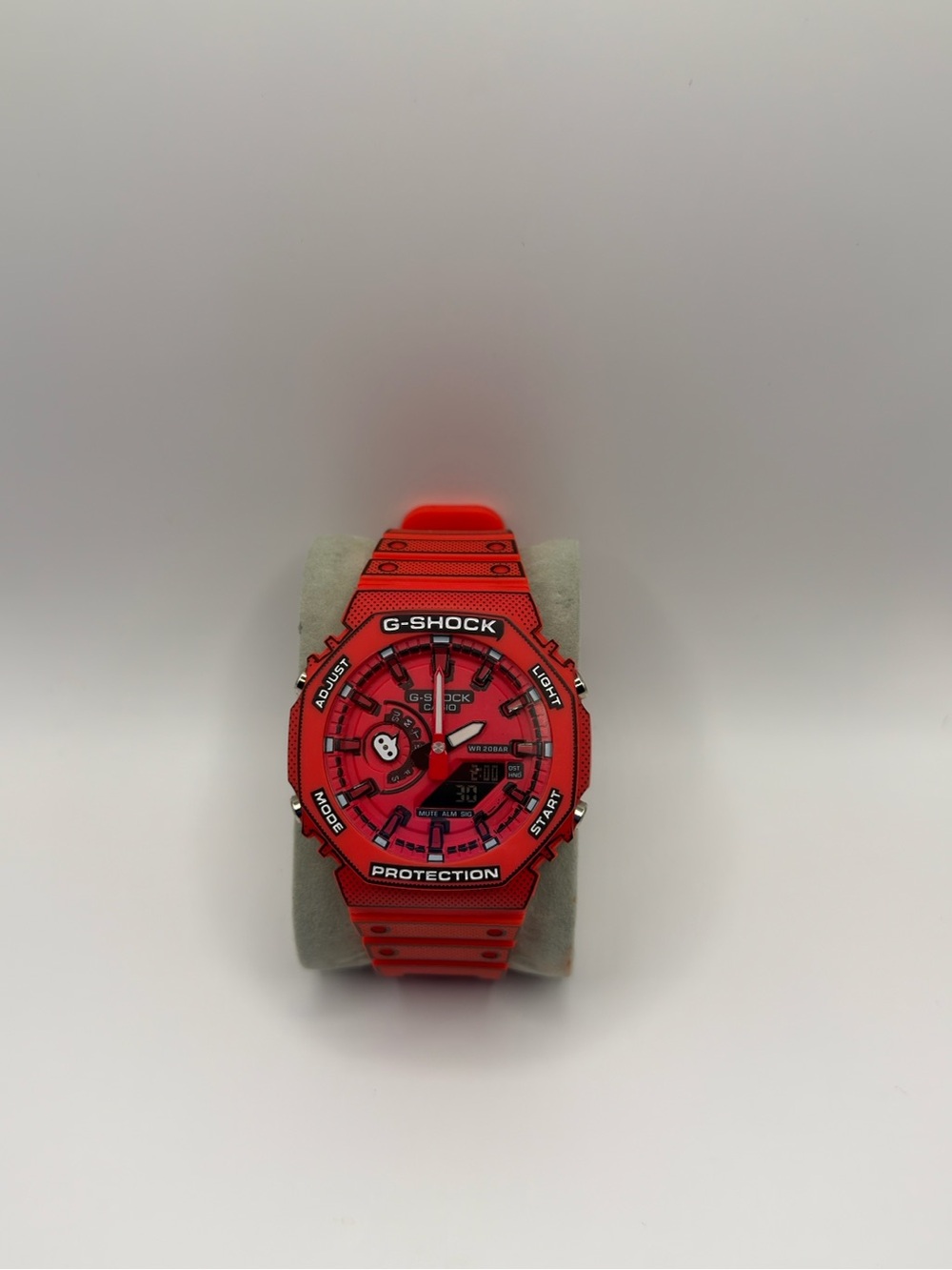 G-Shock Red Resin Analog-Digital Watch